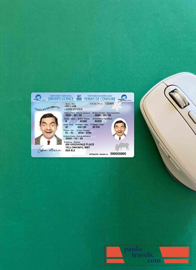 Canada Northwest Territories Canada DL photolook FRONT PSD template